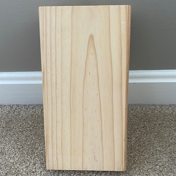 EUC FARBERWARE 13 Slot Wooden Knife Storage Block Natural Wood - Picture 4 of 6